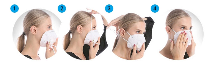 KN95 Face Mask Disposable of 5 ply For Covid-19