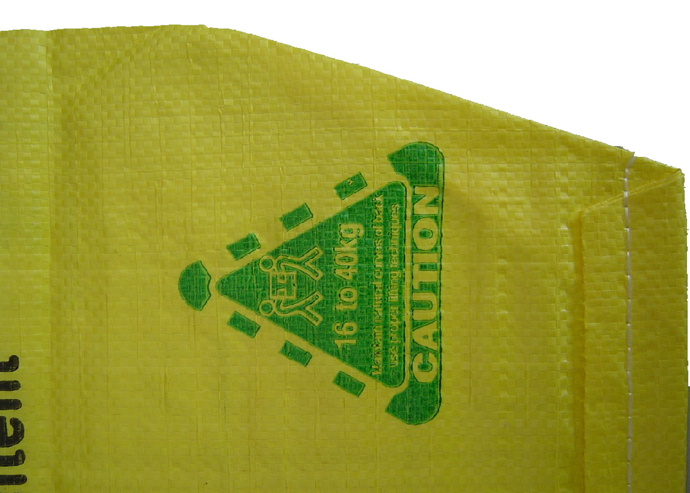Strong Block Bottom PP Valve Bag For Rice / Fertilizer / Feed Packaging 50kg