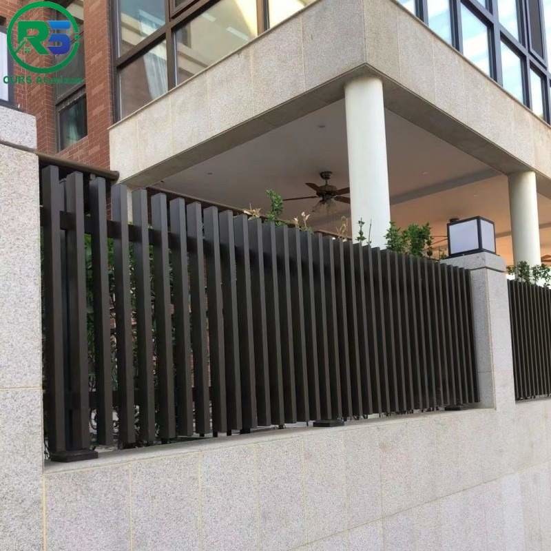 Decorative Garden Aluminium Vertical Slat Fencing Picket Easy Assemble