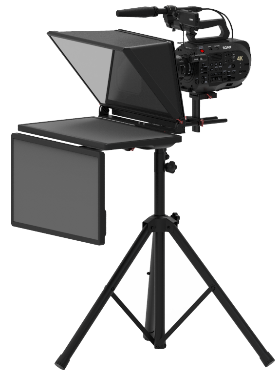 Camera Teleprompter 22 inch Dual Screen with Remote Controller and Studio Software