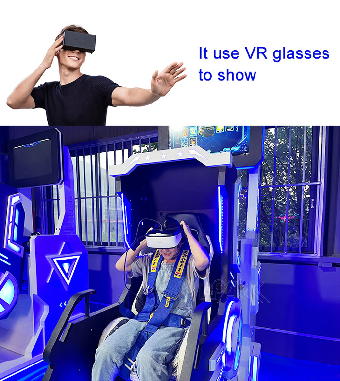Single Player 9D VR Flying Simulator 360 Degree Flight Roller Coaster Simulator