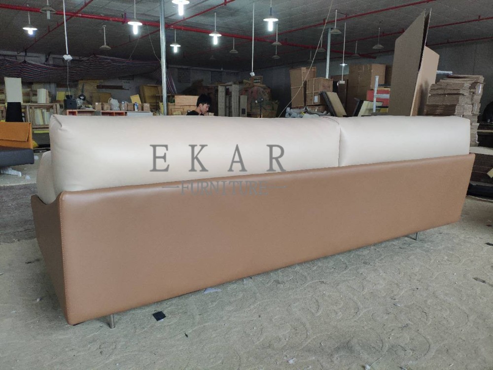 New Style Factory Direct Italy Designer L Shaped Sofa Foshan
