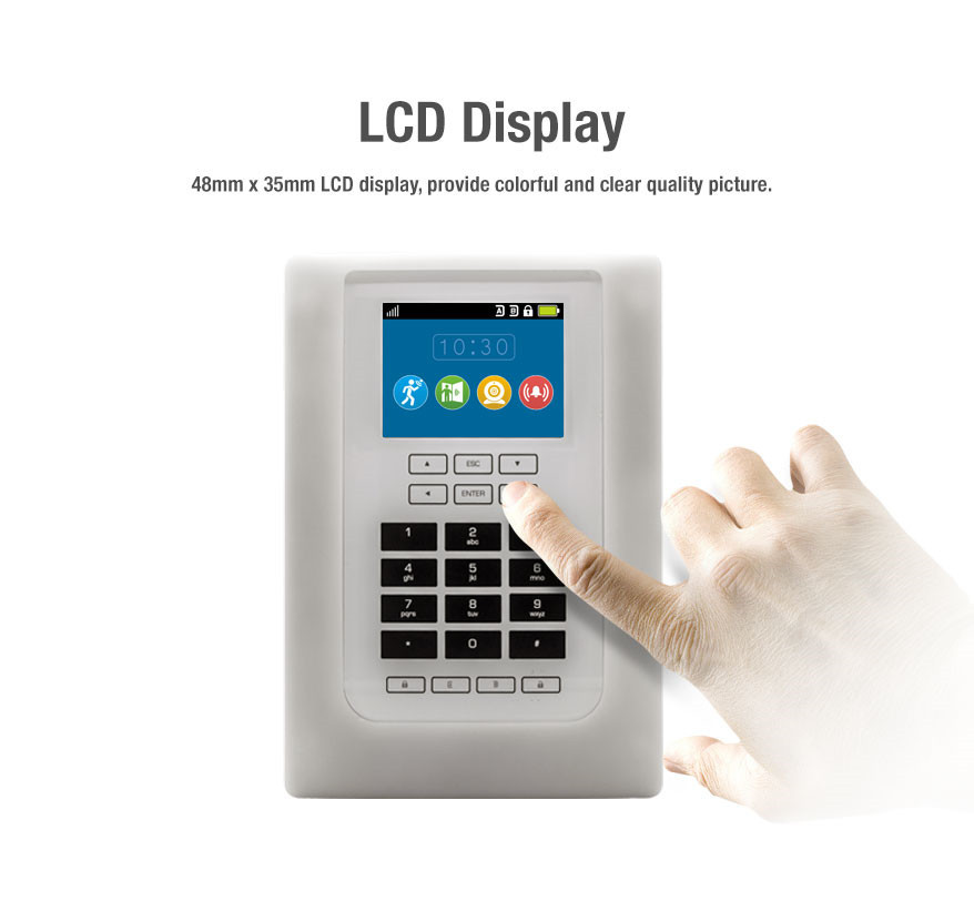 Wireless Integrated Security Systems GMS Motion Sensor LCD monitor Alarm with APP CX809S