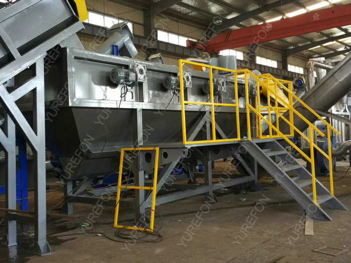 Custom High Performance PP Recycling Machine , Stainless Steel Plastic Film Washing Machine