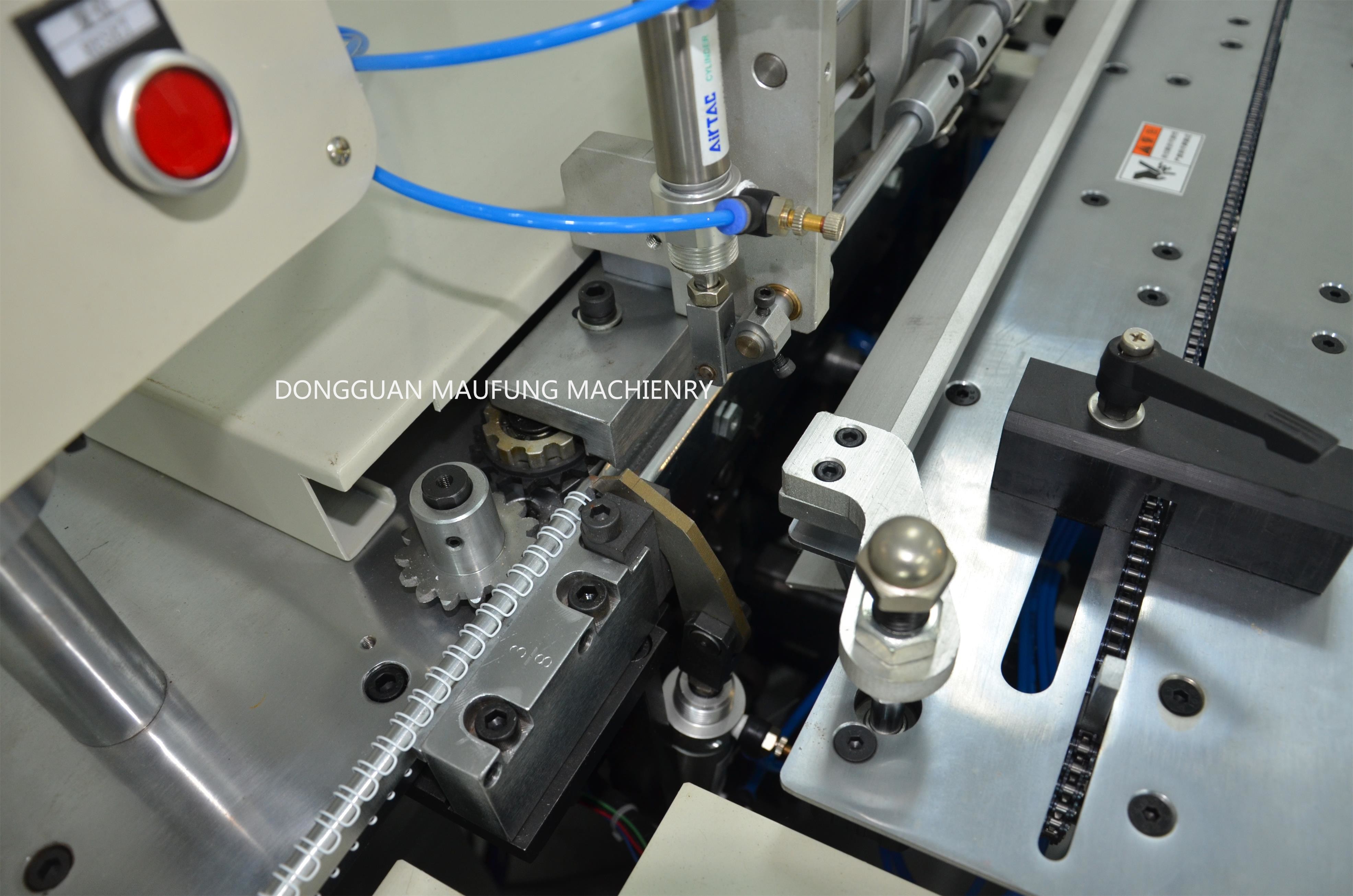 Maufung Semi Auto A5 Double Loop Twin Coil Notebook Wire O Binding Machine MF-SDM520