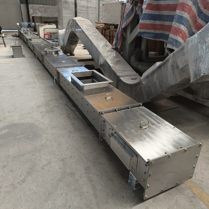 OEM Custom for Feed Powder or Pellet Level Drag Chain Scraper Conveyor