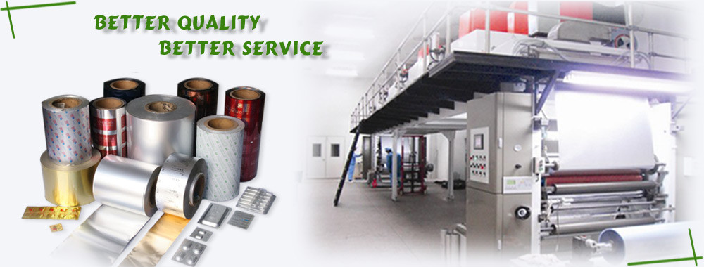 PET AL PE 3- Layers Blister Packaging Materials Laminated Composite Aluminum Foil