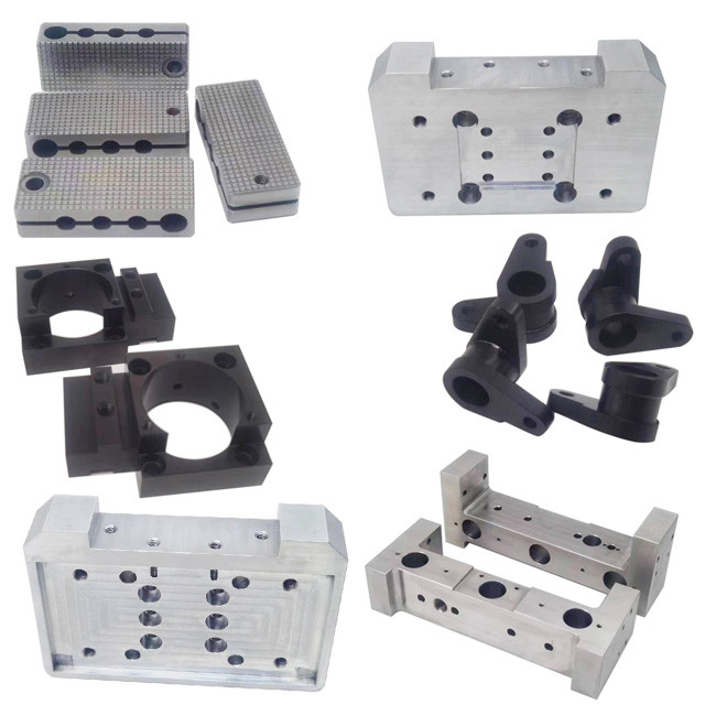 Complex CNC Machining Precision Components with Customized Color and Tolerance of 0.01-0.005mm