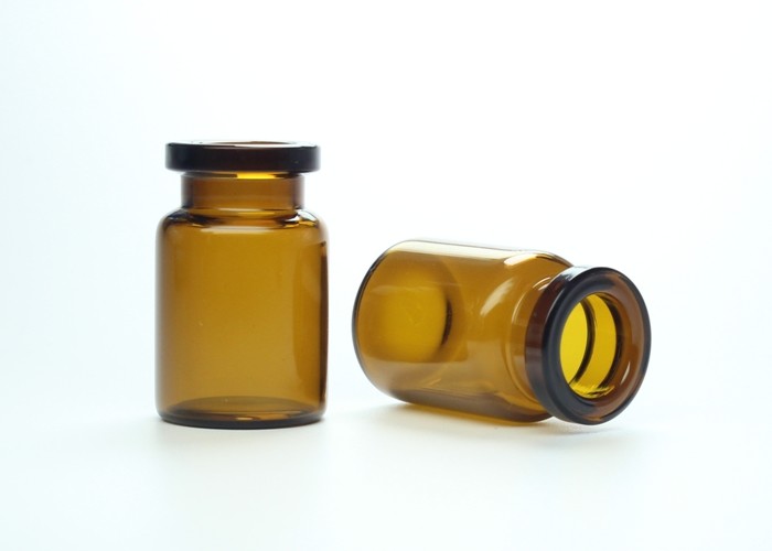 GMP Certificated 5ml Brown Empty Pharmaceutical Injectable Glass Vials
