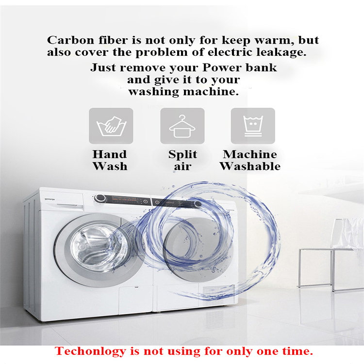 USB Rechargeable Heated Waistcoat Power Bank Heated Vest Outdoor