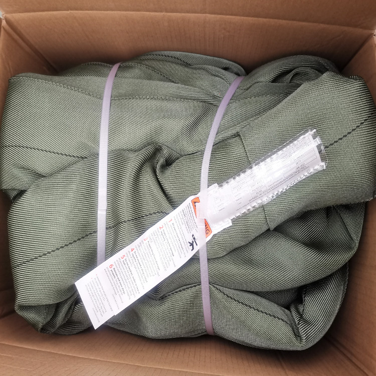 Vertical Endless Polyester Round Sling 9000 Lb 3in Width At Load