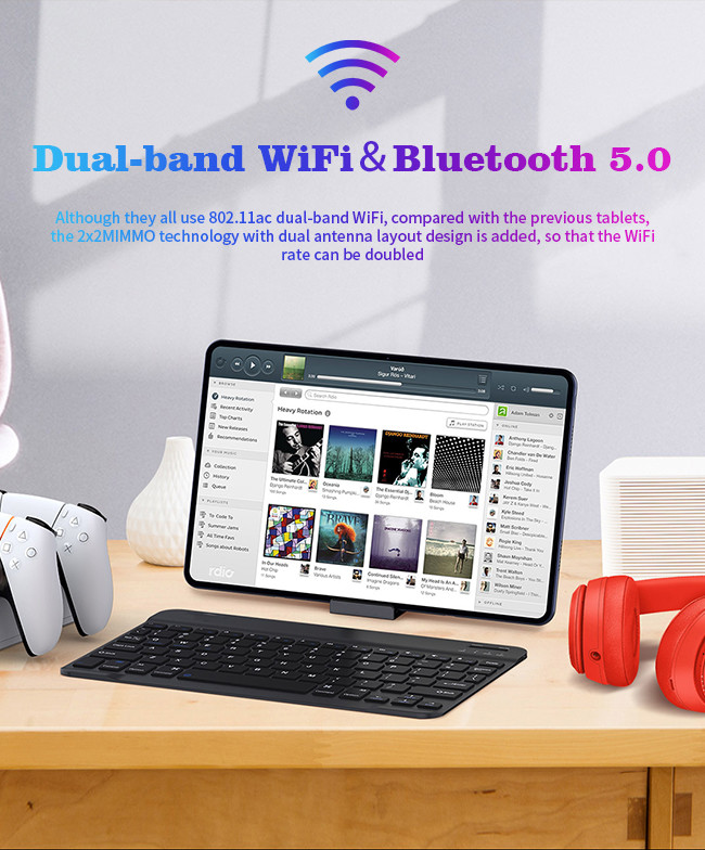 10.4 Inch Android Tablet Navigation 5G Dual Card Dual Wait GPS Satellite Navigation Bluetooth 5.0 Tablet