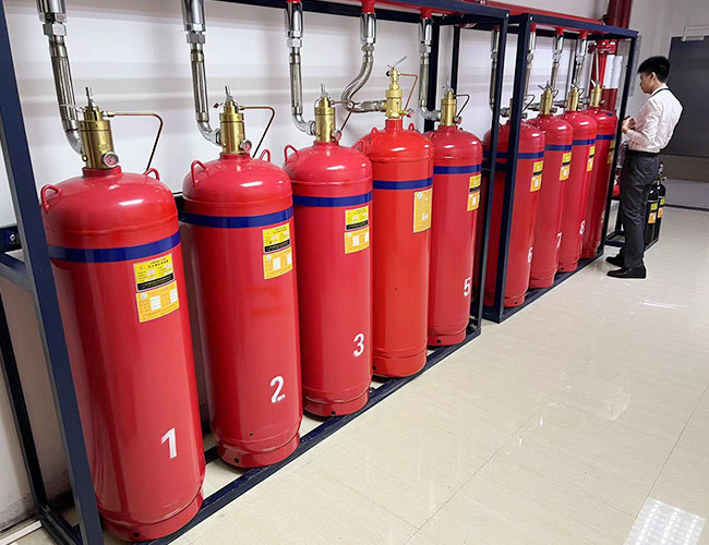 External Storage Pressure Hfc-227ea Fire Extinguisher For Archives