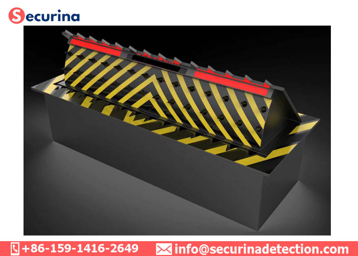 3 Meters Width Hydraulic Barricade Road Blocker System For Controlling Unauthorized Vehicles