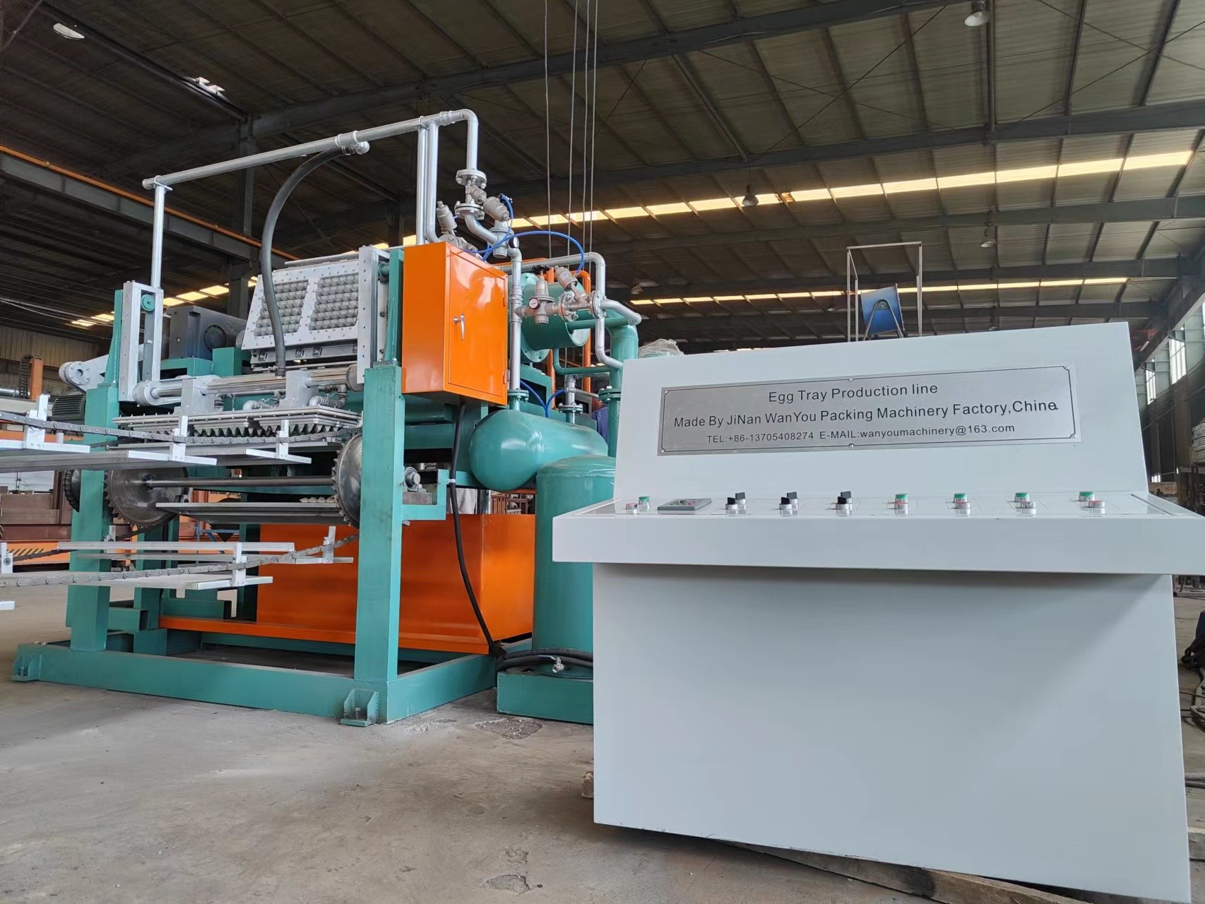 Efficient Apple Tray Making Machine With Frequency 50HZ For Smooth Production