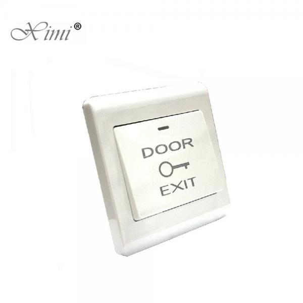 Electronic Door Access Controller Button Switch With Back Cover Plastic Exit Button Push Button