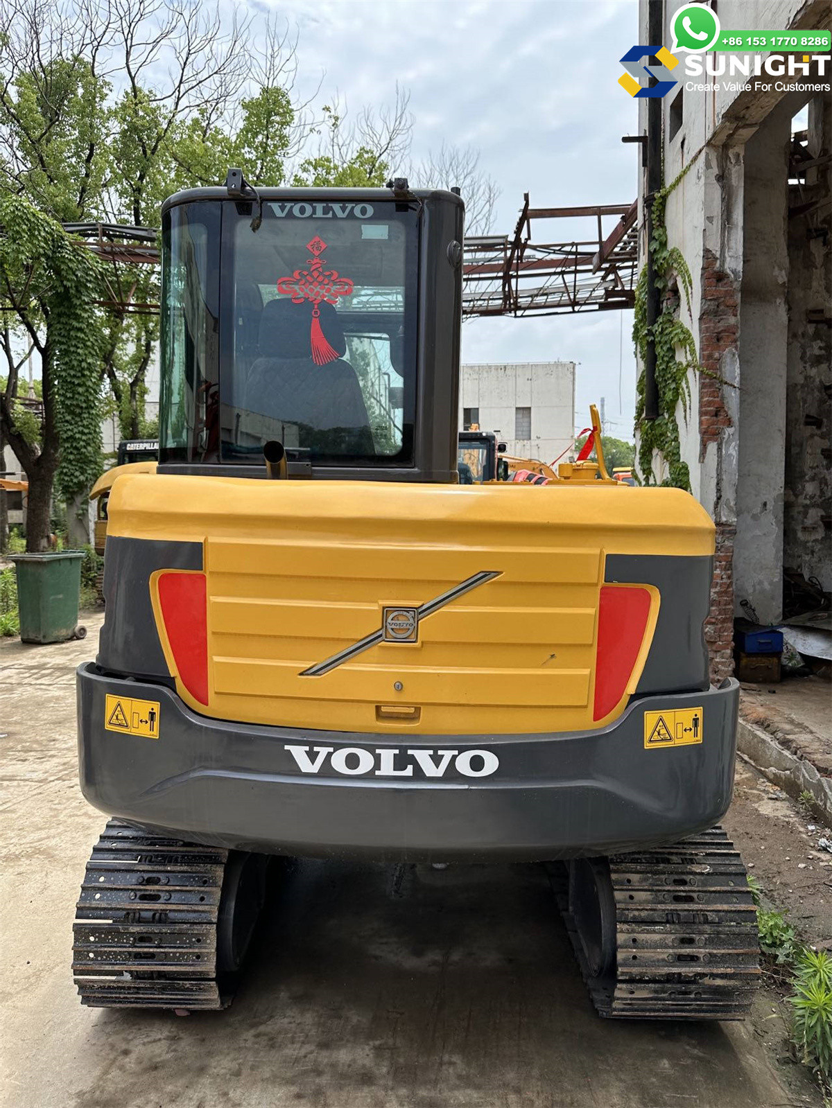 Yishun Small Digger 6Ton EC60 Second Hand VOLVO Mini Original Excavator For Mining