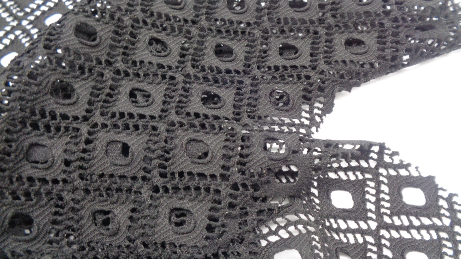 Breathable Dot 4 Way Stretch Lace Sportswear Fabric 90% Polyester 10% Spandex