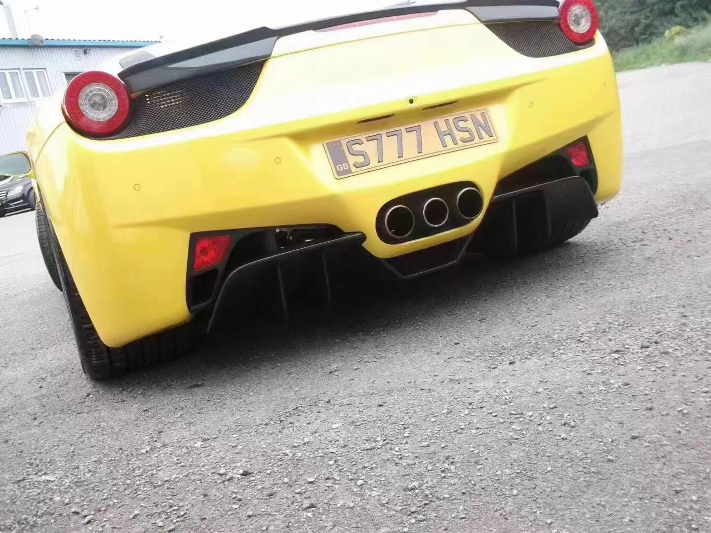 For Ferrari 458 Carbon Fiber Body Kit 458 Carbon Fiber Front Lip Diffuser Spoiler Side Skirt Body Kit
