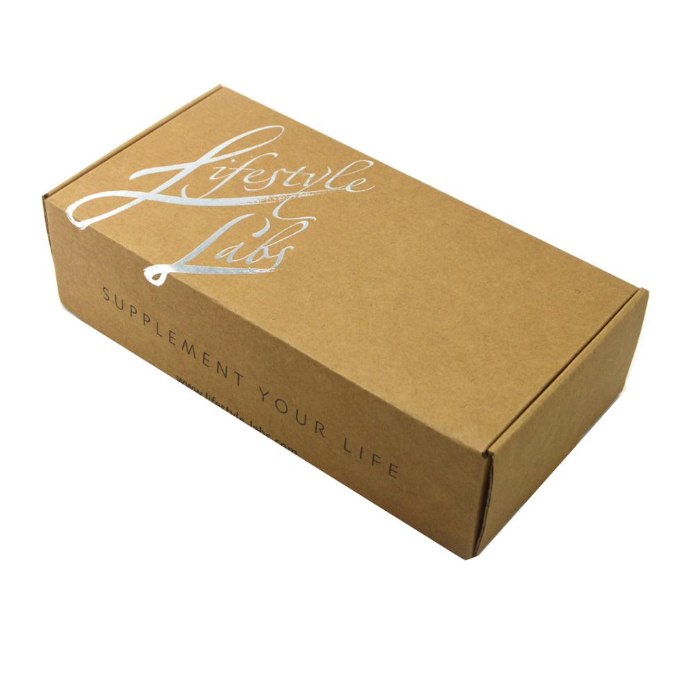 Brown Corrugated Cardboard Storage Box Foldable Compostable Shipping Boxes