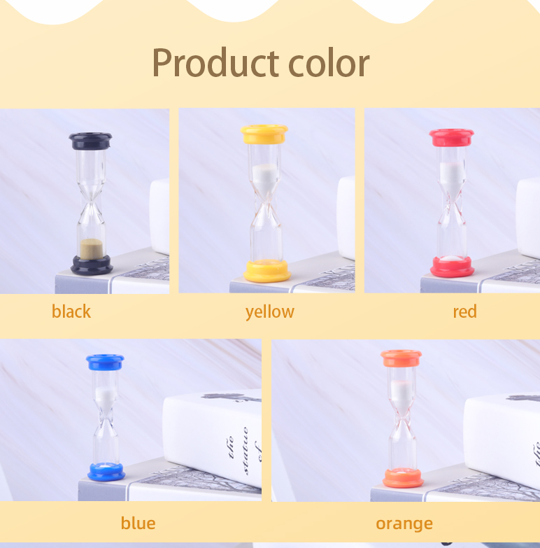 Plastic Decorative Hour Glasses , One Minute Sand Timer Hourglass