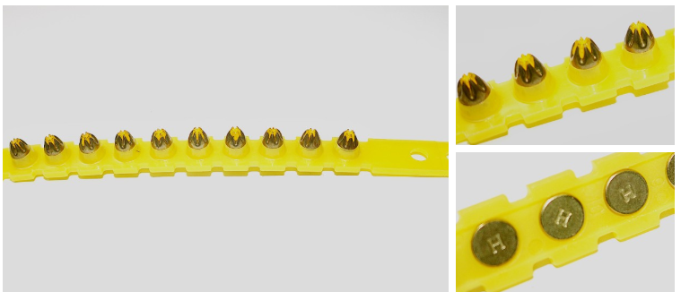 Yellow Powder Actuated Loads Powder Actuated Fastening System S1jl 6.8x11mm