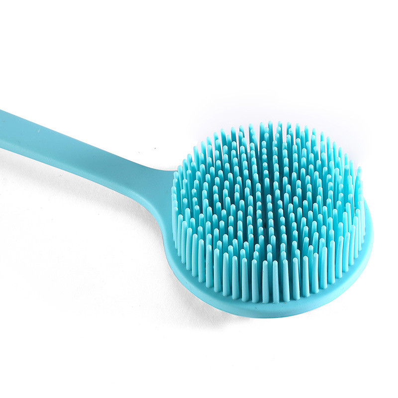 Hypoallergenic Long Handle Silicone Bath Body Brush Home Bathroom Accessories