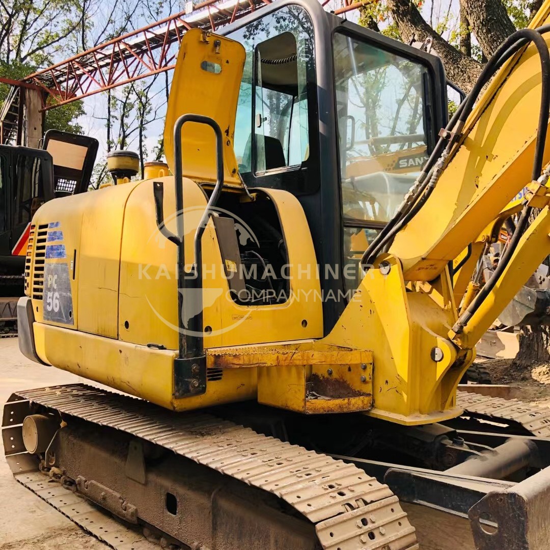 Low Working Hours 2020 Komatsu PC56 Excavator Made in Japan with S4D87E-1 Engine Type