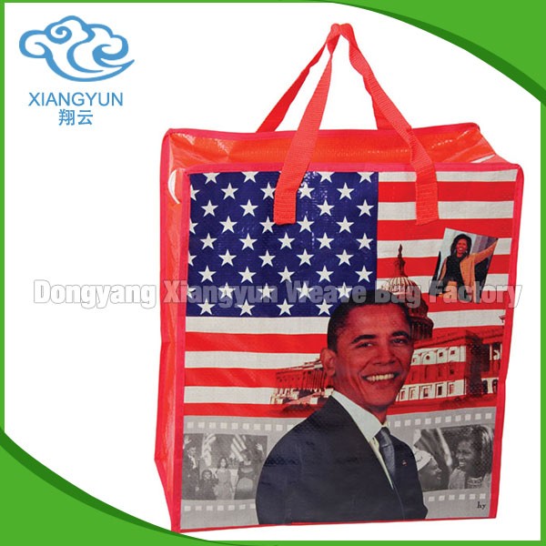 Foldable Grocery Shopping Bag Merchandise Reusable Pp Non Woven Lamination Bag