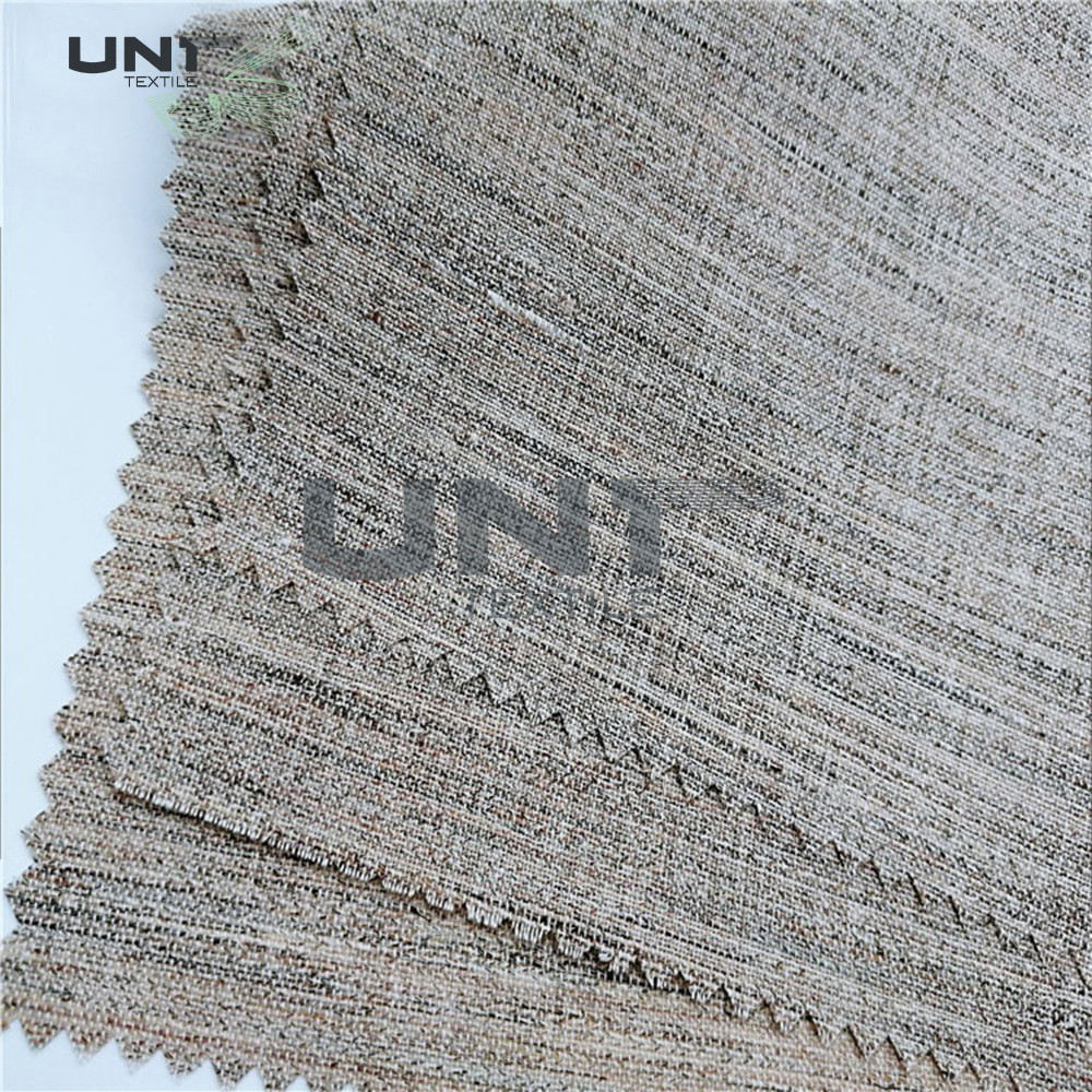 Soft Woven Wool Light Hair Bow Interlining Canvas Fabric For Garment Overcoat