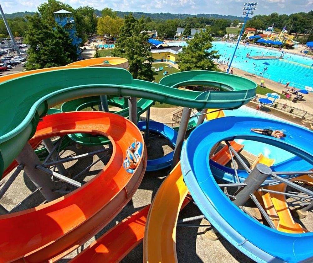 Kids Aqua Water Park Design Rides Tube Fiberglass Slide For Outdoor Games