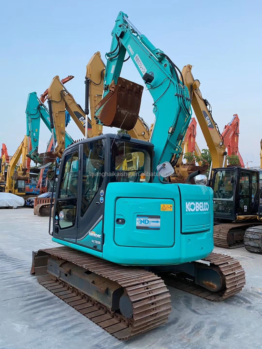 Original Hydraulic Pump Used Kobelco SK75-8 Small Excavator with 2600 Working Hours