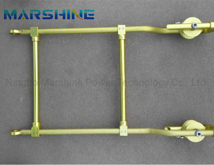 Power Construction Hanging Rope Ladder Inspection Trolleys for Hanging Insulation Flexible Rope