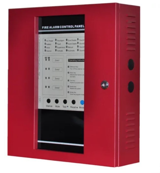 Wall / Ceiling Mount Conventional Fire Alarm System With Smoke / Heat Detector