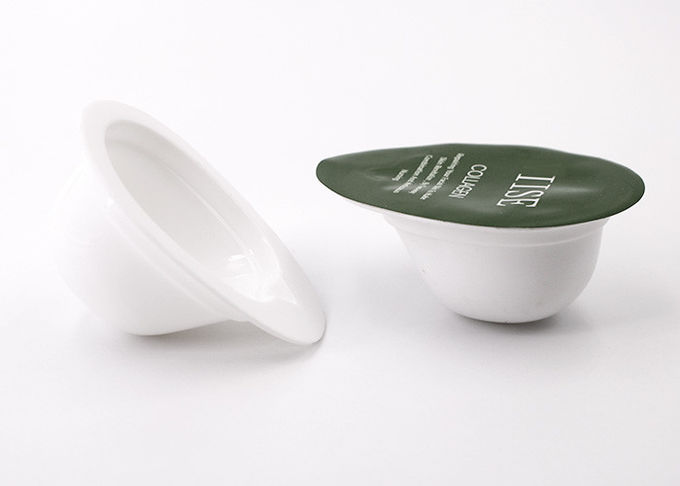 6g Plastic Empty Facial Paste Clay Packing Pods With Sealing Film