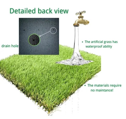 In Backyard PE PP Landscaping Artificial Grass 45mm Front Garden 160s / M