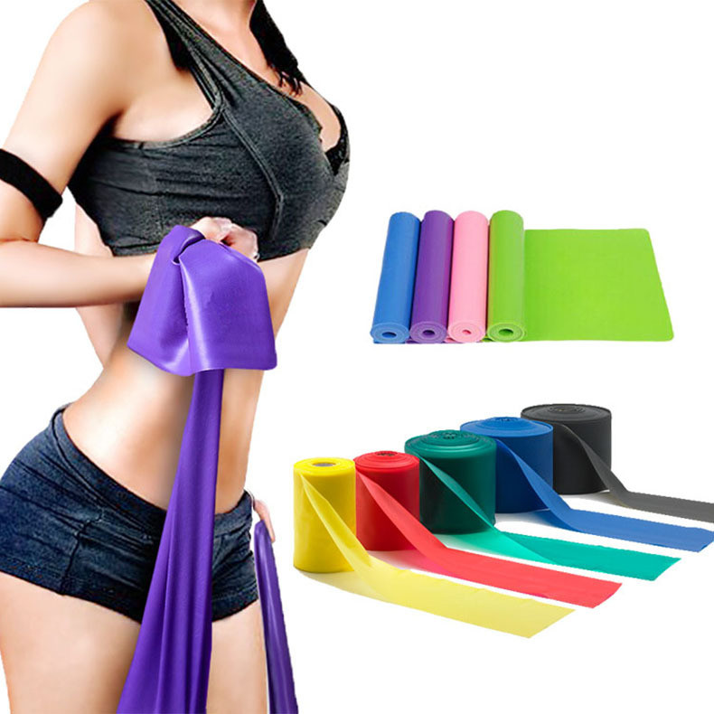 1500mm Natural Latex Yoga Resistance Band For P Home Workout