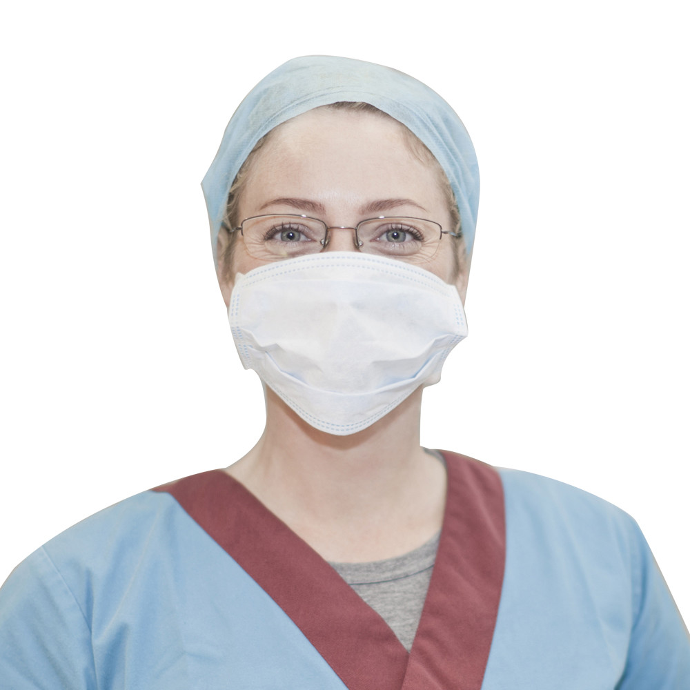 Disposable Surgical Non Woven Medical Face Masks / 3Ply Disposable Earloop Surgical Face Mask