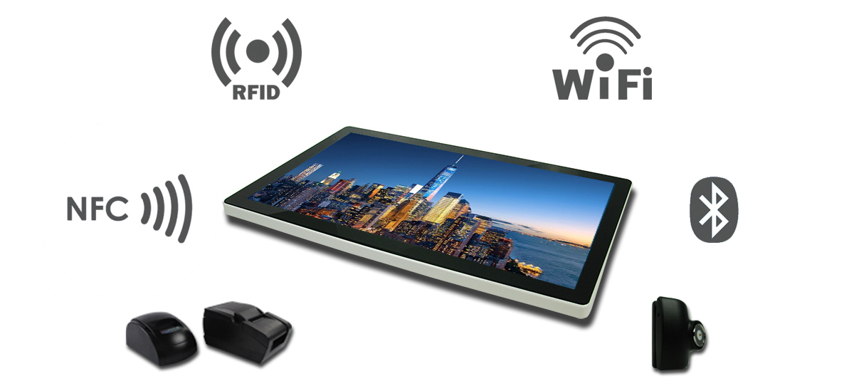 Window System Full Hd PCAP Touch Screen Digital Signage