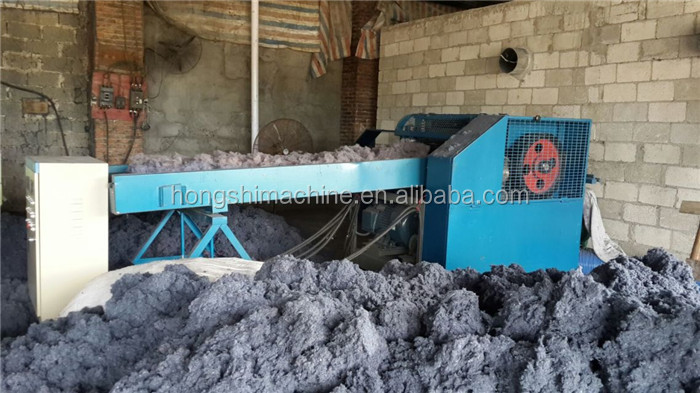 industrial high efficiency automatic waste rags cutting machine