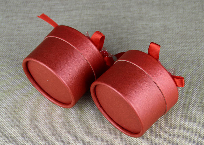 Christmas Gift Paper Tube Packing , Customized Packing Box For Candy / Gift