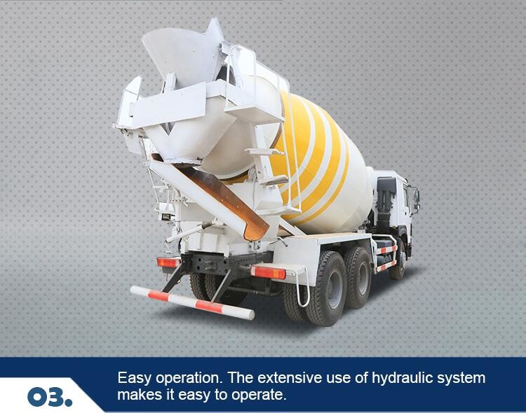Hydraulic Pump Used Concrete Mixer Truck , 8cbm 10cbm Used Cement Mixer Truck