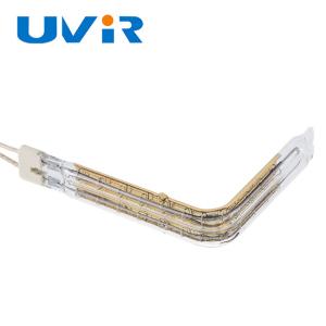 Buy cheap 230V 1050W L-Shaped Gold Halogen Heating Element product