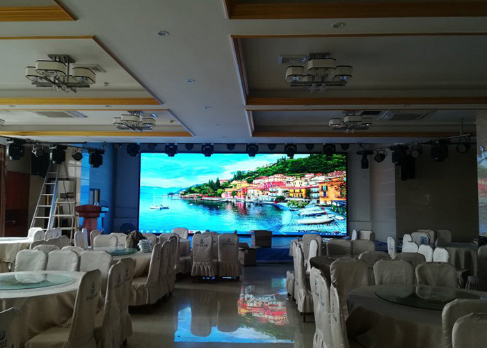 Fixed Full Color 1R1G1B P2.5 SMD1515 Indoor Video Wall