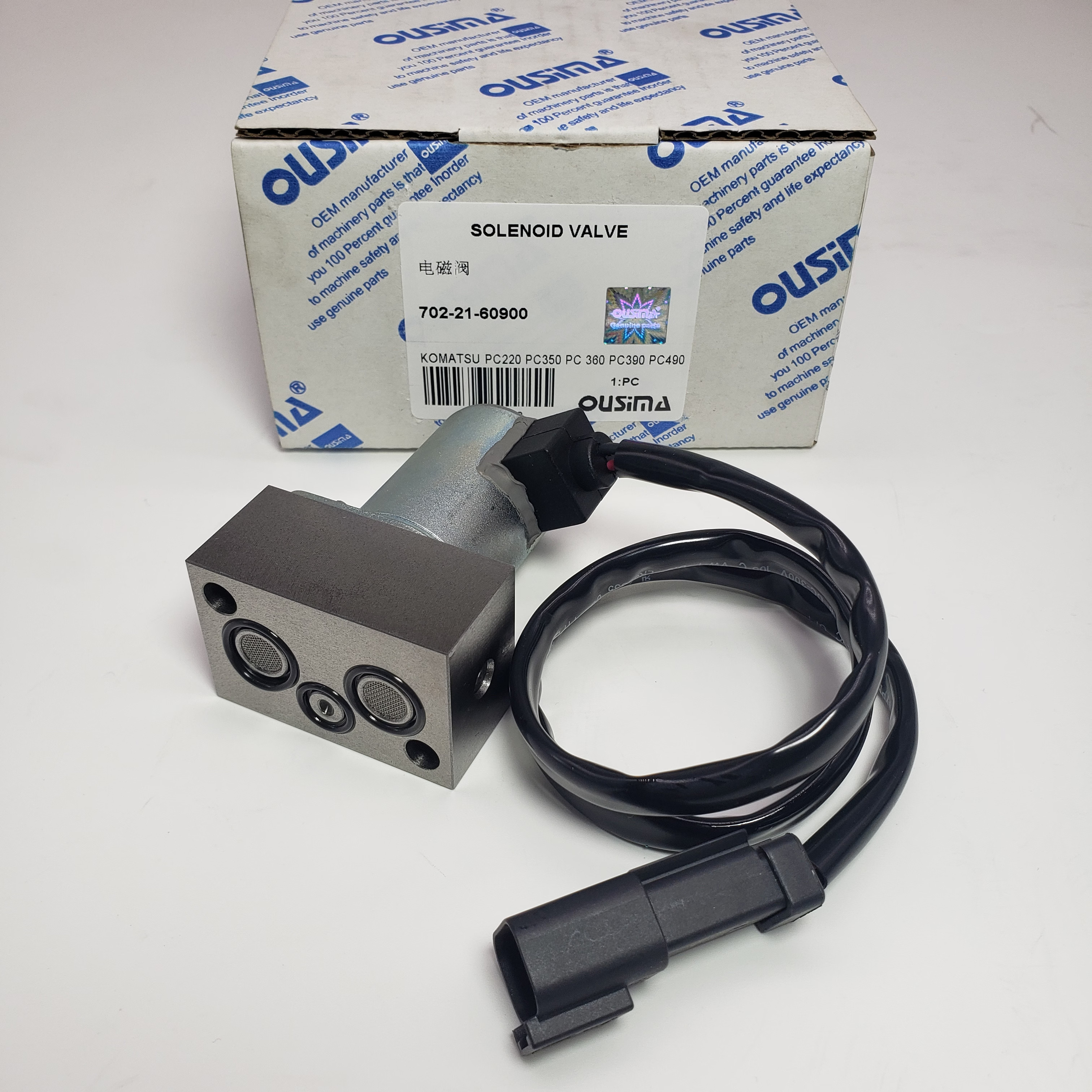 Solenoid Valve 702-21-60900 For KOMATSU PC200 PC300 PC390 PC490