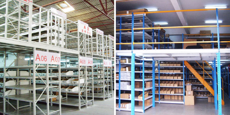 Mezzanine Rack for automobile 4s stores Warehouse Storage Rack