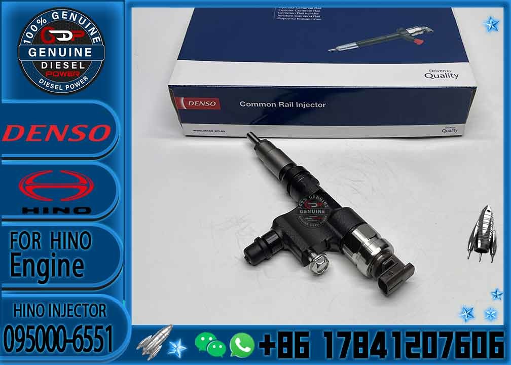Diesel Fuel Injector common rail fuel injector 23670-E0190 23670-78140 095000-6550 095000-6551 For HINO N04C-TY DUTRO 4.