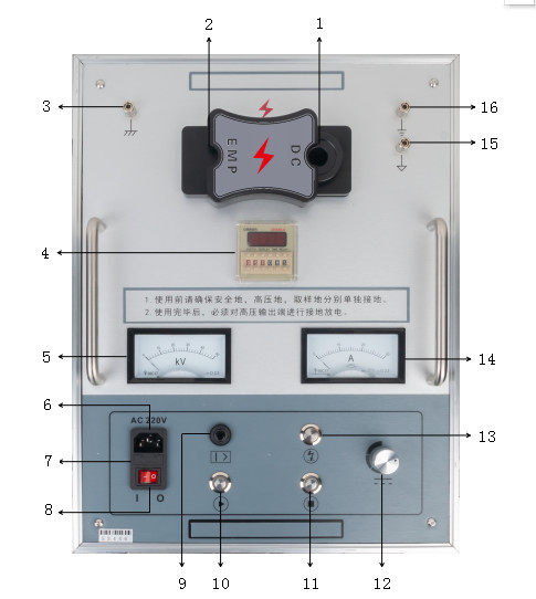 Automatic Discharge Adjustable Pulse Rate 32kV Underground Cable Fault Location 1500J High Voltage Surge Generator