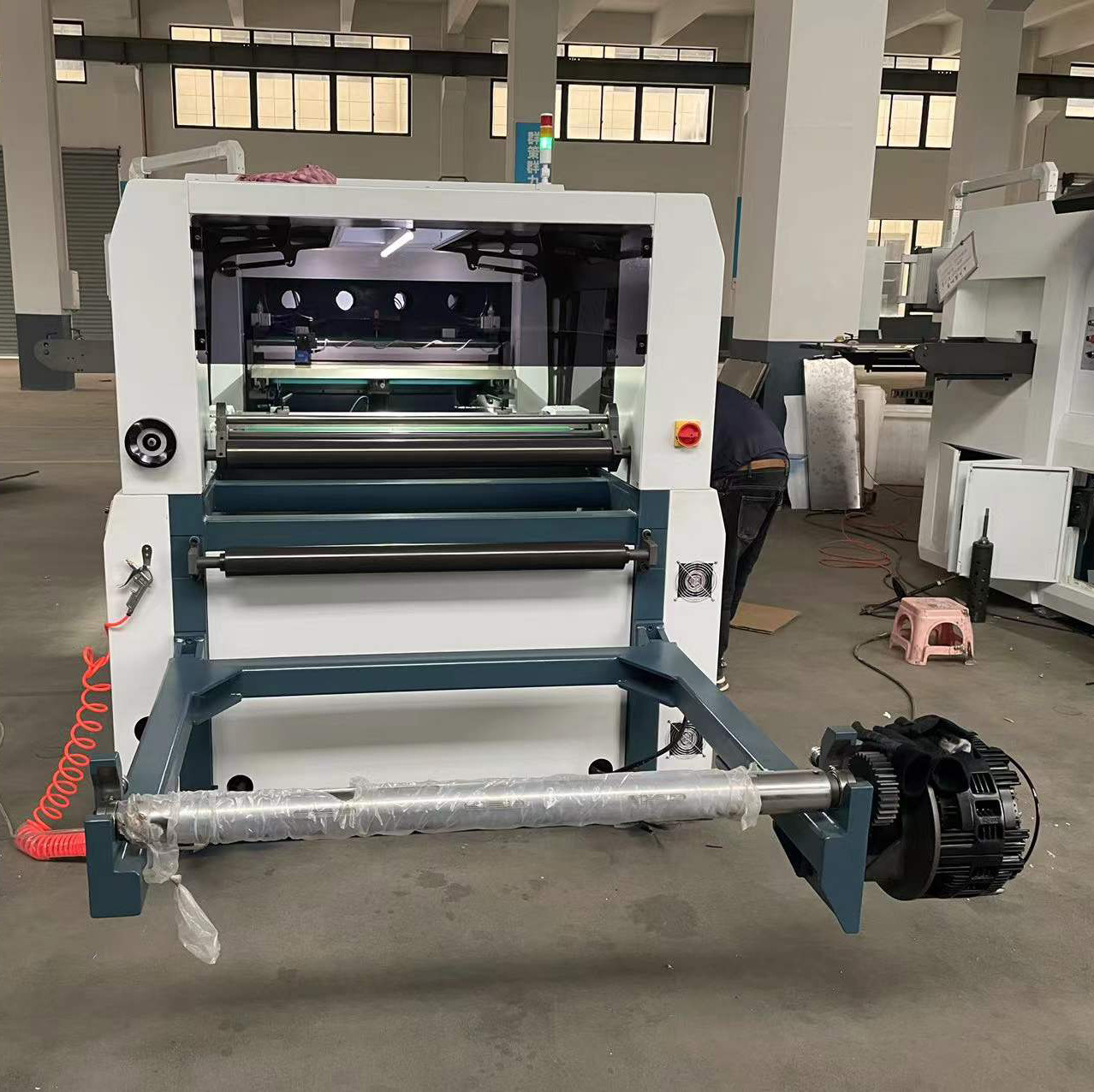 950*510mm Auto Roll Paper Cup Die Cutting Machine For Making Disposable Cups