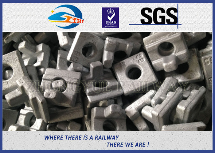 Crane Rail Clips For Railroad Construction / Railway Fasteners KPO Rail Clamp